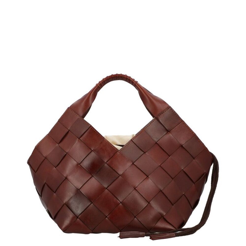 Dragon Diffusion Botteghe Leather Shoulder Bag, Brown